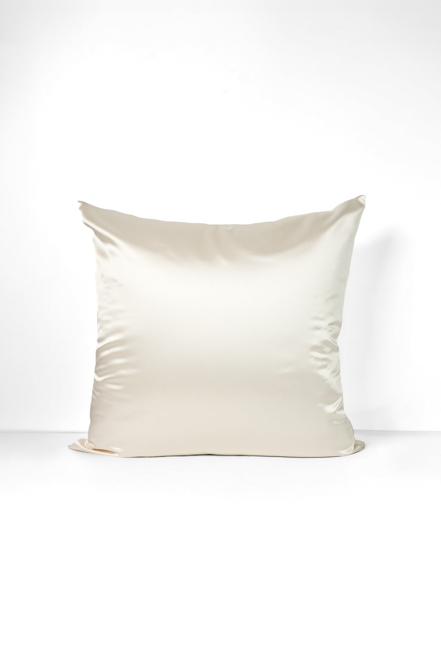 Taie d'oreiller 100% Soie de mûrier couleur ivoire