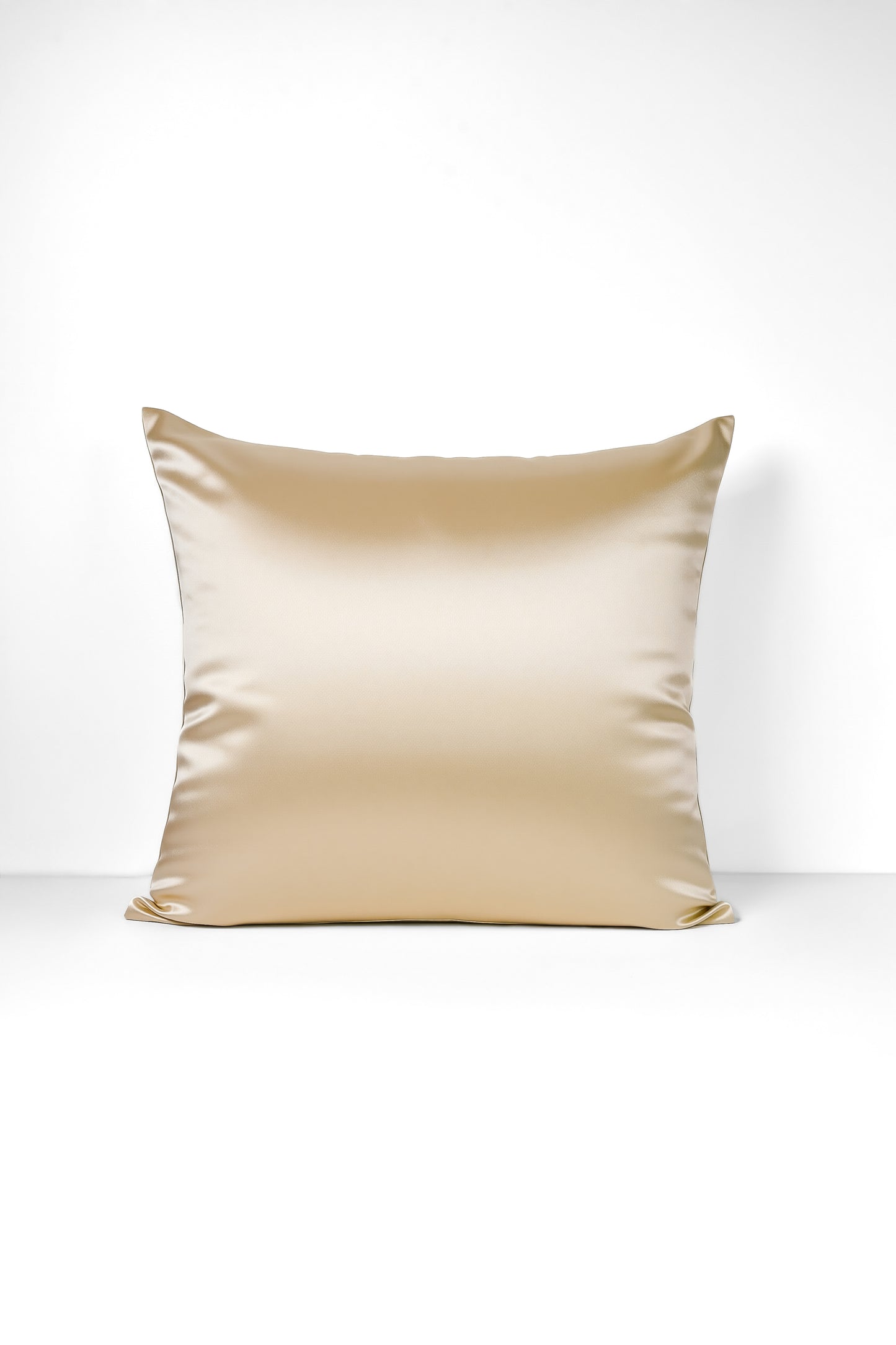 Taie d'oreiller 100% Soie de mûrier couleur champagne